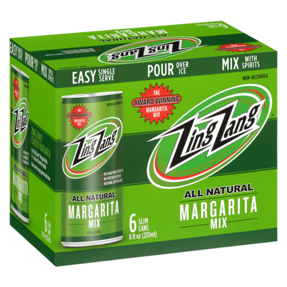 Zing Zang Margarita Mix 6pk 7.5oz Can