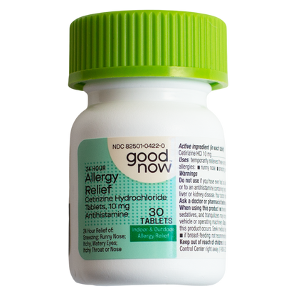 Goodnow 24-Hour Allergy Relief Cetirizine HCl 10mg -30ct