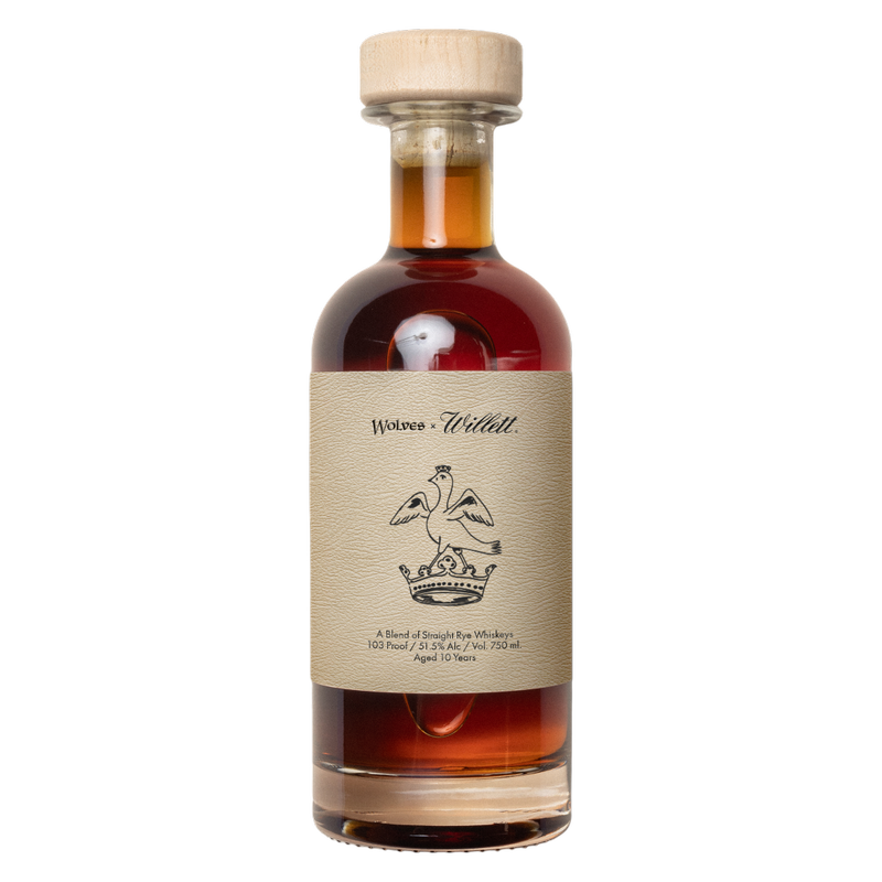 Wolves x Willett Collab 10 Year Whiskey 750ml Bottle