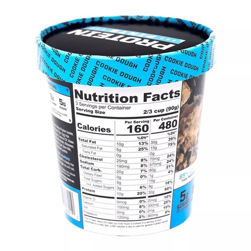 Protein Pints Cookie Dough Protein Ice Cream 16oz
