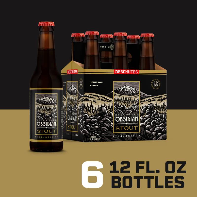 Deschutes Obsidian Stout 6/12oz Bottle