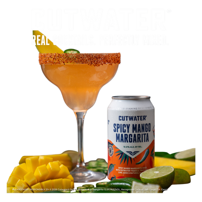 Cutwater Spicy Mango Margarita 4pk 12oz Can