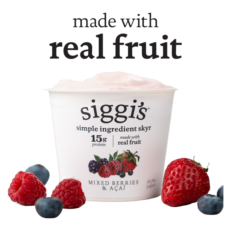 Siggi’s Mixed Berries & Acai Icelandic Skyr Nonfat Yogurt - 5.3oz