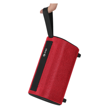 AT&T S30-BLK Red Portable Bluetooth Wireless Speaker