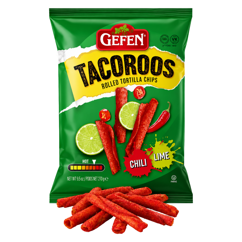 Gefen Tacoroos Chili Lime Tortilla Chips, 9.5oz