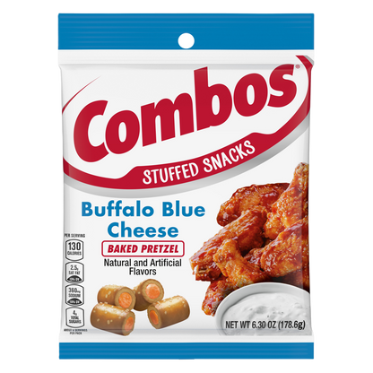Combos Buffalo Blue Cheese Pretzel Snack, 6.3 oz