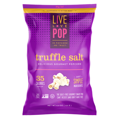 Live Love Pop Truffle Salt Popcorn 4.4.oz bag