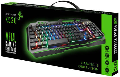 Dart Frog Metal Gaming Keyboard