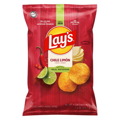 Lay's Chile Limon Potato Chips 7.7oz