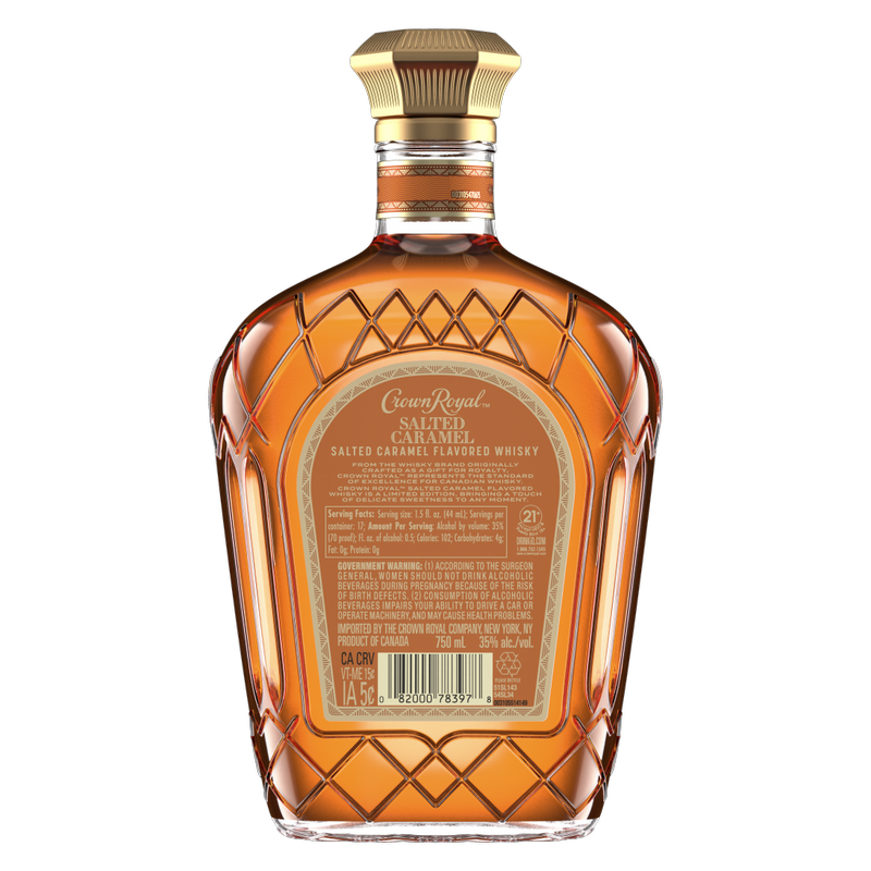 Crown Royal Salted Caramel Canadian Whisky 750ml (70 Proof