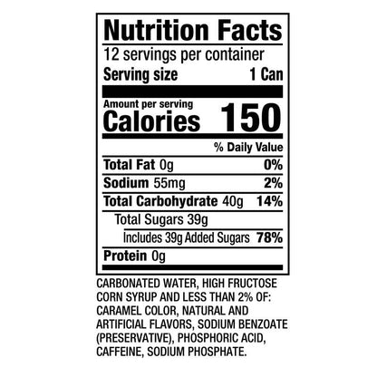 Dr Pepper Creamy Coconut 12pk 12oz Can