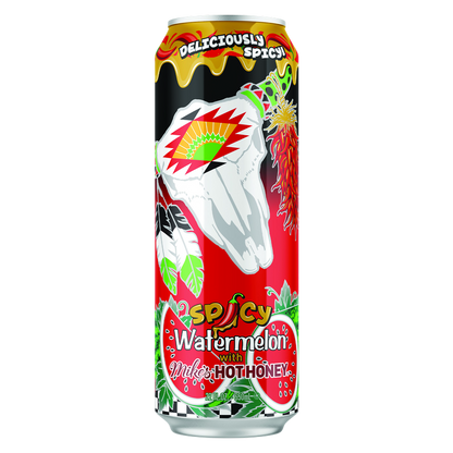 AriZona Spicy Watermelon Juice with Mike's Hot Honey 22oz Can