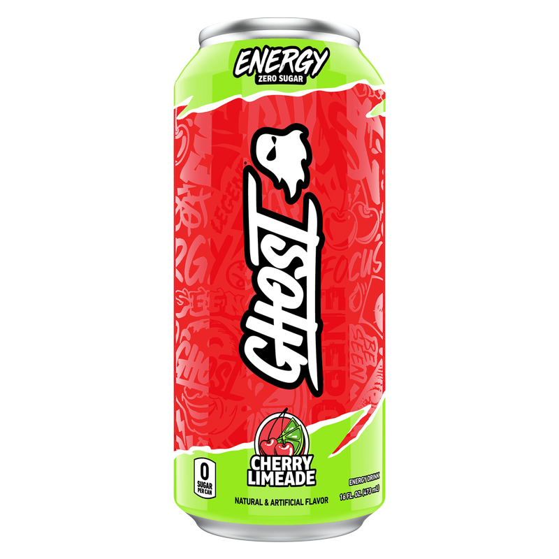 GHOST® Energy Cherry Limeade 16oz Can