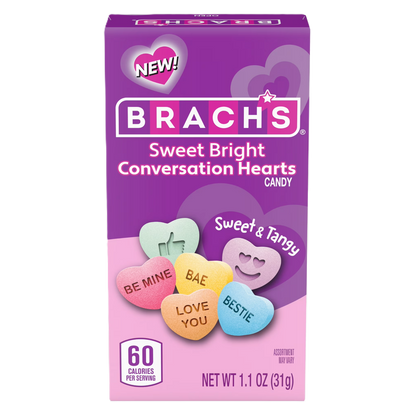 Brach's Sweet Bright Conversation Hearts, 1.1oz