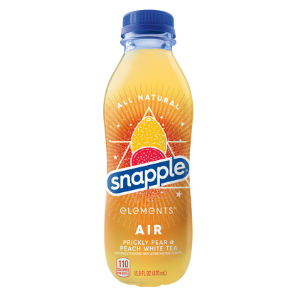 Snapple Elements Air Prickly Pear & Peach 16oz Btl