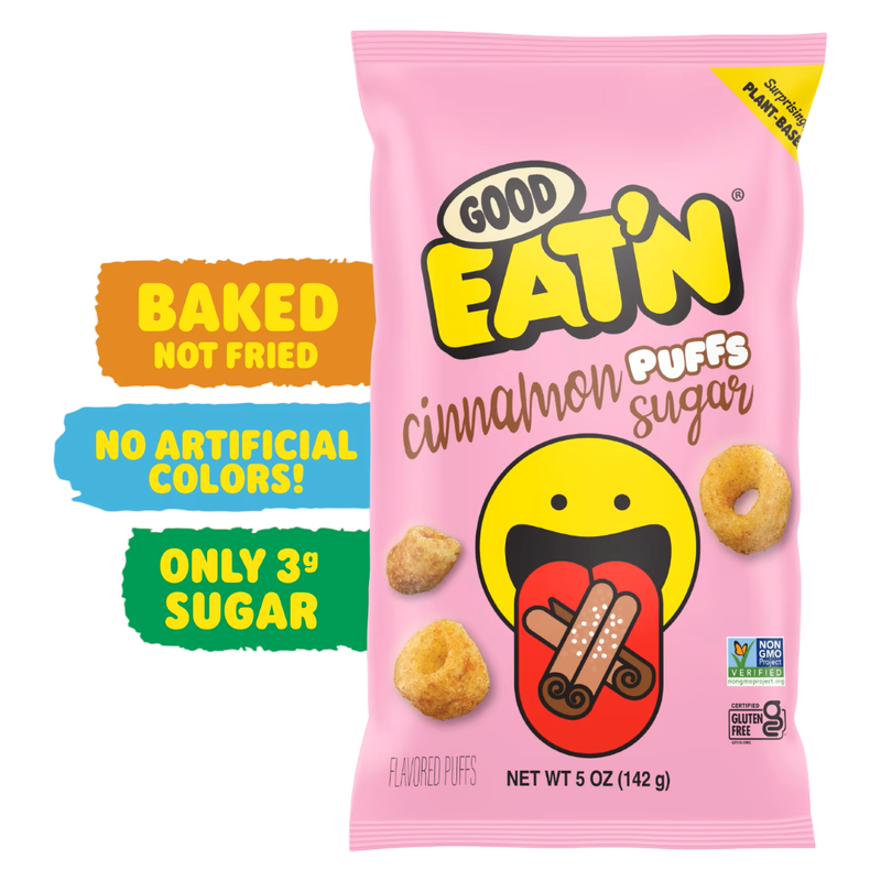 Good Eat'n Cinnamon Sugar Puffs, 5oz