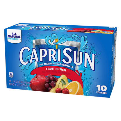 Capri Sun Fruit Punch 10pk 6oz Pouch