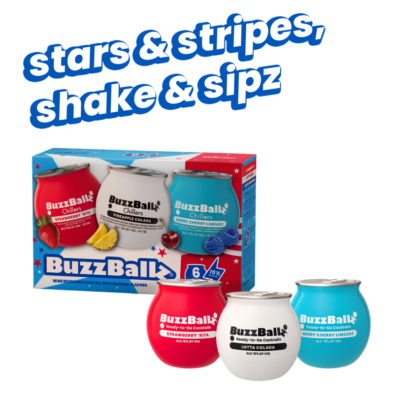 Buzzballz Americ VP 6pk 187ml