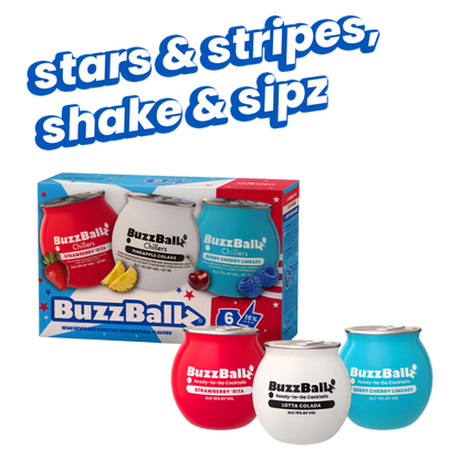 Buzzballz Americ VP 6pk 187ml