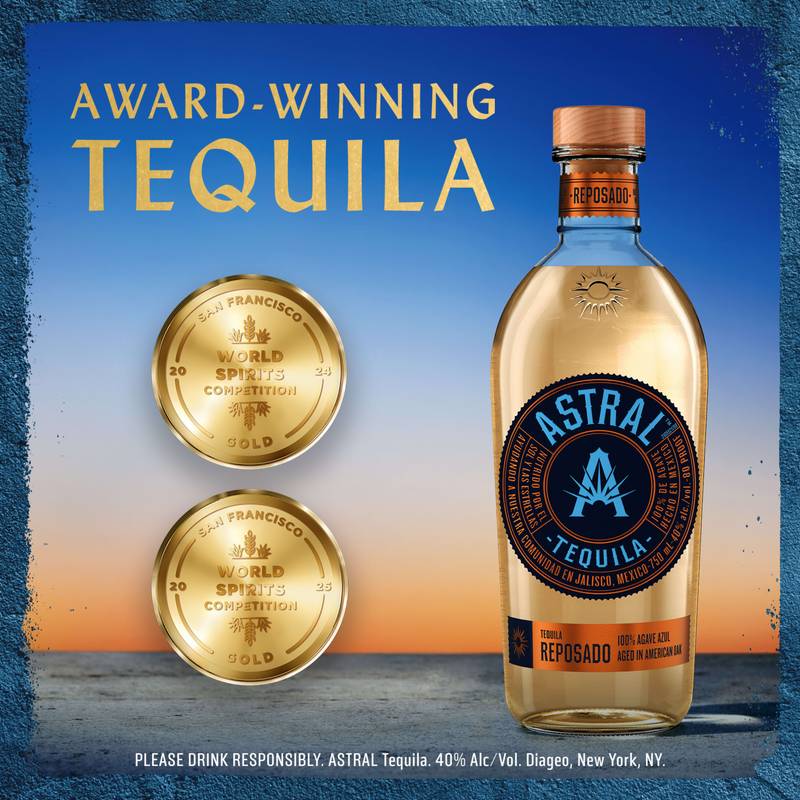Astral Reposado Tequila 750ml (80 proof) - Astral – BevMo!