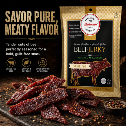 Aufschnitt Kosher Beef Jerky Original, 2oz