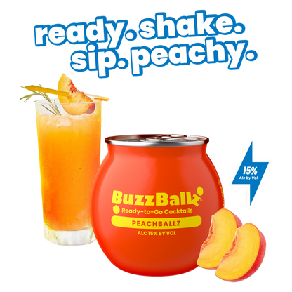 BuzzBallz Chillers Peach 187ml