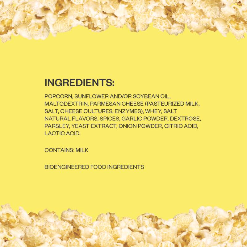Be Happy Popcorn Parmesan Garlic 5oz