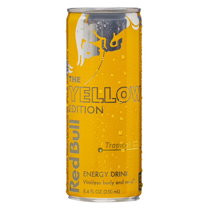 Red Bull Energy Drink, The Yellow Edition, Tropical, 8.4 Fl Oz