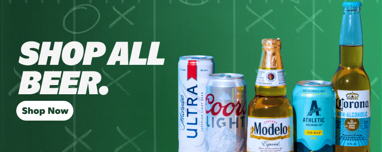Shop all beer. Shop now