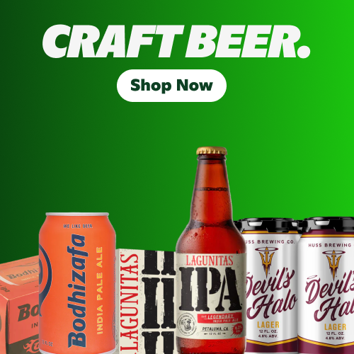 Craft beer. Shop now.