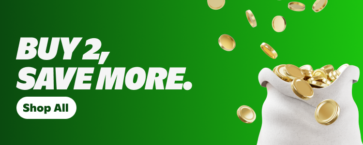 Buy 2, Save More. Shop all.