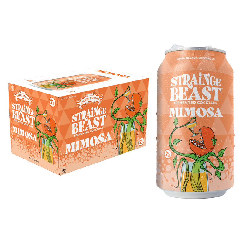 Strainge Beast Mimosa 6pk 12oz Cans - Strainge Beast – BevMo!