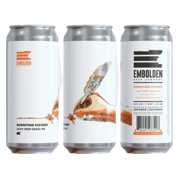 Embolden Beer Co. Rewriting History Juicy IPA 4pk 16oz