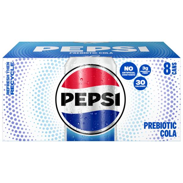 Pepsi Prebiotic Cola 8pk 12oz Can