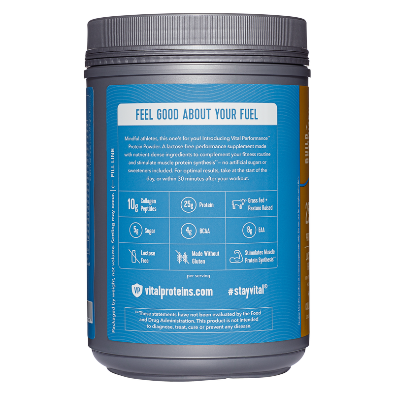Vital Proteins Performance Vanilla Protein Powder 26.8oz