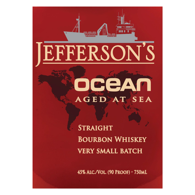 Jefferson's Ocean Aged at Sea Bourbon 750ml (90 proof Jefferson's Ocean Aged at Sea Bourbon 750ml (90 proof