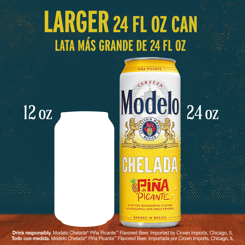 Modelo Especial Chelada Pina Picante 24oz Can 4.0% ABV - Modelo – BevMo!