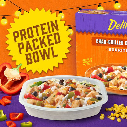 Delimex Char-Grilled Chicken Fajita Burrito Bowl 11oz