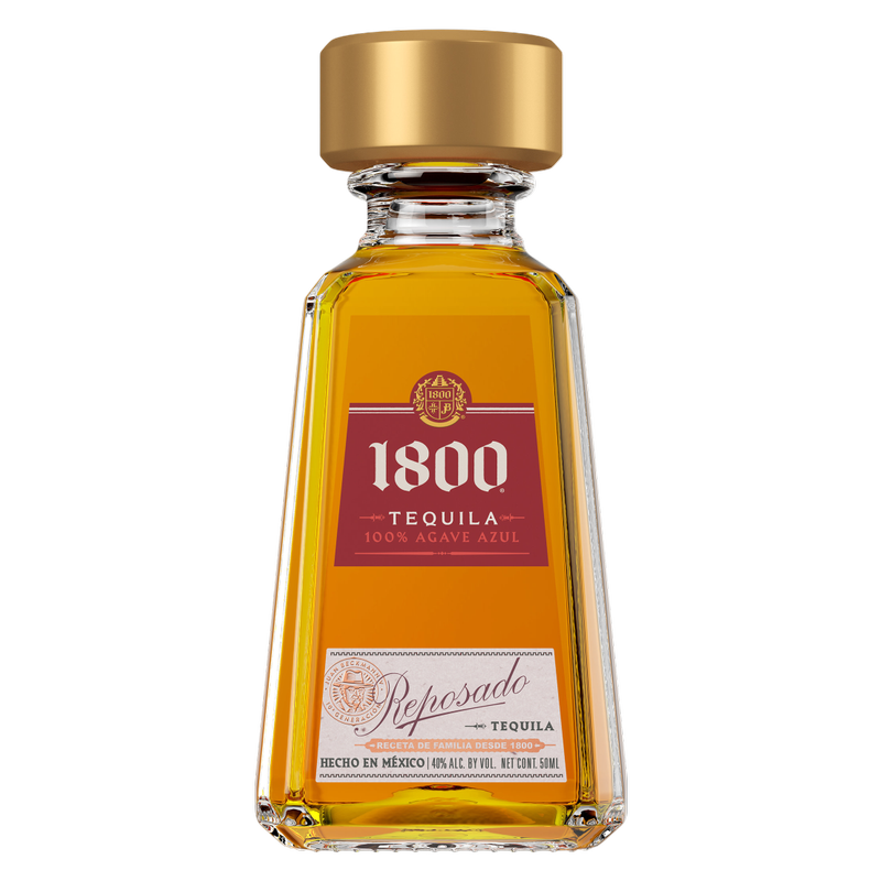 1800 Tequila Reposado 50ml (80 Proof)