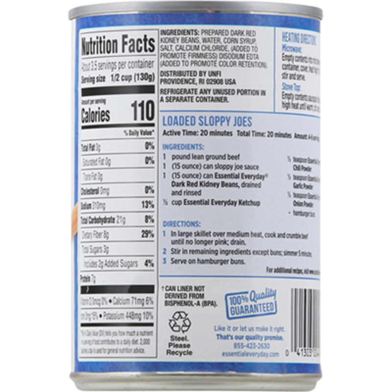 Essential Everyday Kidney Beans 15oz