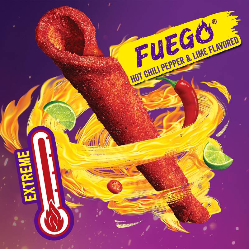 Takis Fuego Spicy Rolled Tortilla Chips, 9.9oz