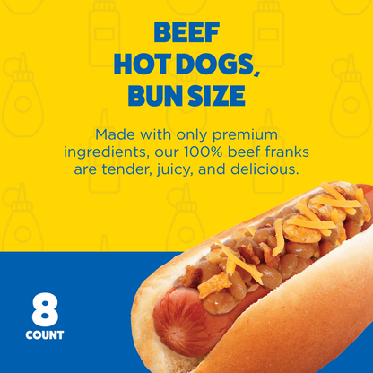 Ball Park Bun Size Beef Franks - 15oz/8ct