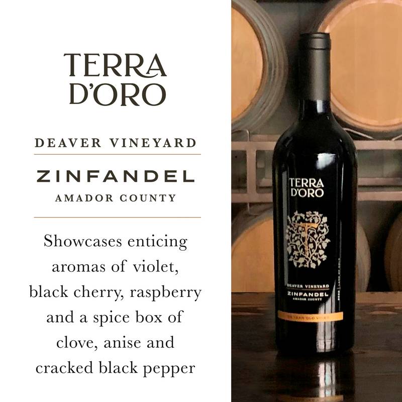 Terra d'Oro Zinfandel Deaver Ranch 750ml - Terra D'Oro – BevMo!