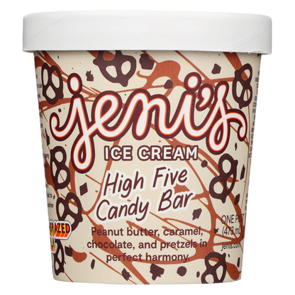 Jeni's High Five Candy Bar Ice Cream Pint