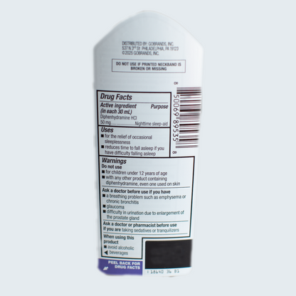 Goodnow Sleep-Aid Liquid 50MG Berry Flavor - 12 fl oz