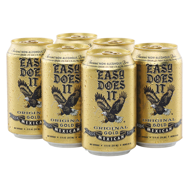 Easy Does it Non-Alcoholic Original Gold Mexican Style 6pk 12oz Can