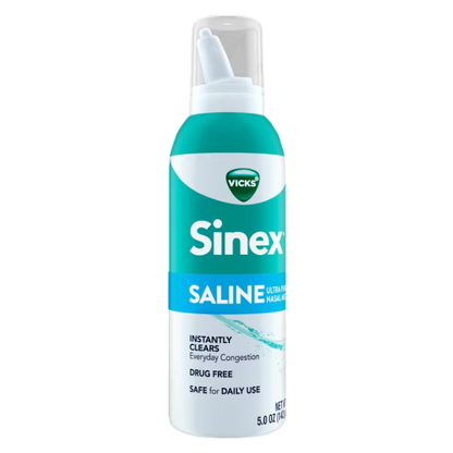 Vicks Sinex Saline Extra Strength Nasal Spray, Drug Free, 5 OZ