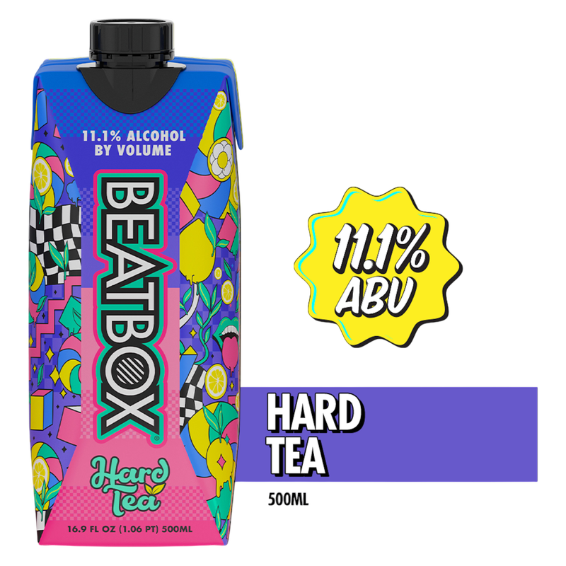 BeatBox Hard Tea 500ml  11.1% ABV Wine-Based