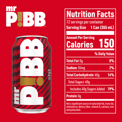 Mr Pibb 12pk 12oz Can