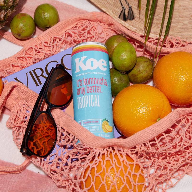 Koe Tropical Kombucha 12oz Can